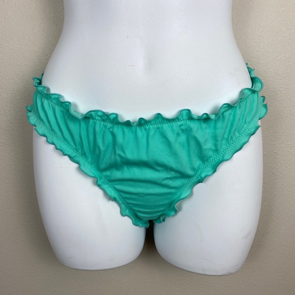 Victoria's Secret Ruffle Cheeky Bikini Bottom - Size Medium - Picture 1 of 3